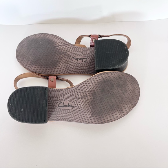 Clark’s Boho Reida Ryan Brown Leather Sandals Women’s Size 8.5 - Picture 7 of 7